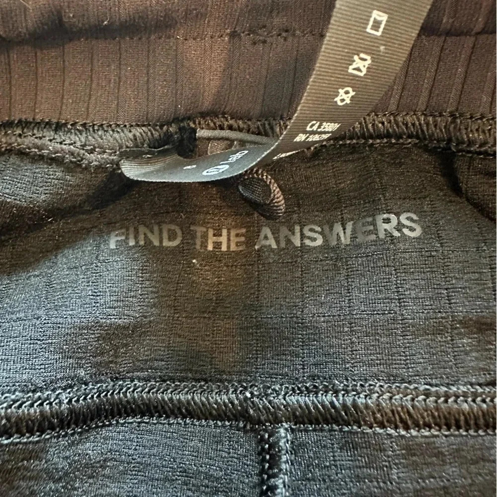 Lululemon Lululemon lab Textured Grid High-Rise Jogger 28” size 8 black - Picture 6 of 8
